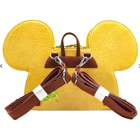 Loungefly X LASR Exclusive Mickey Taco Convertible Backpack - Picture 4 of 7
